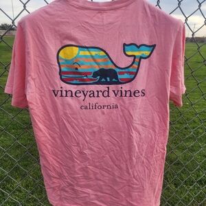 Vineyard Vines California Pink Graphic T-Shirt